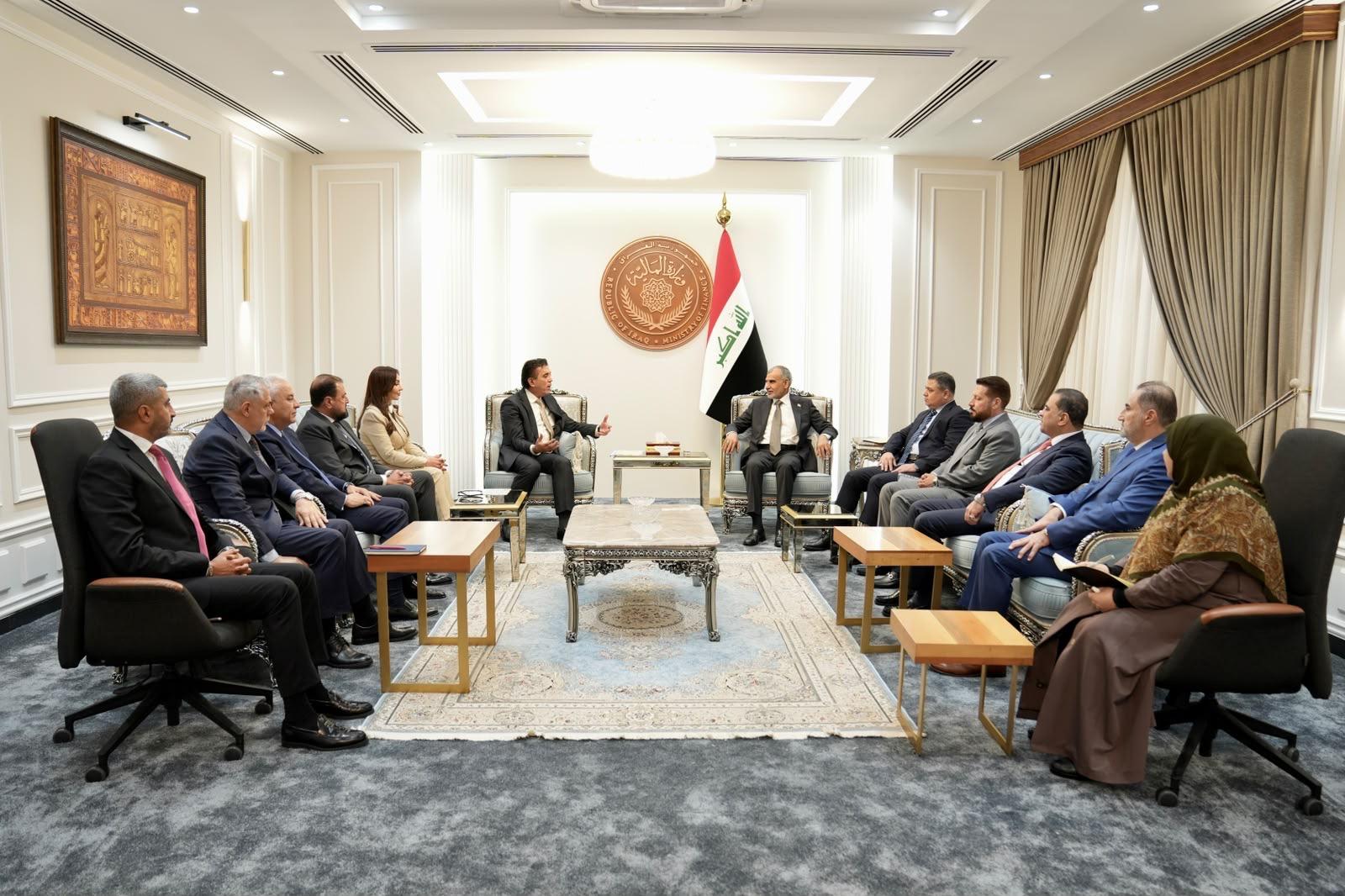 Iraqi-French Business Council Holds High-Level Meeting with Minister of Finance